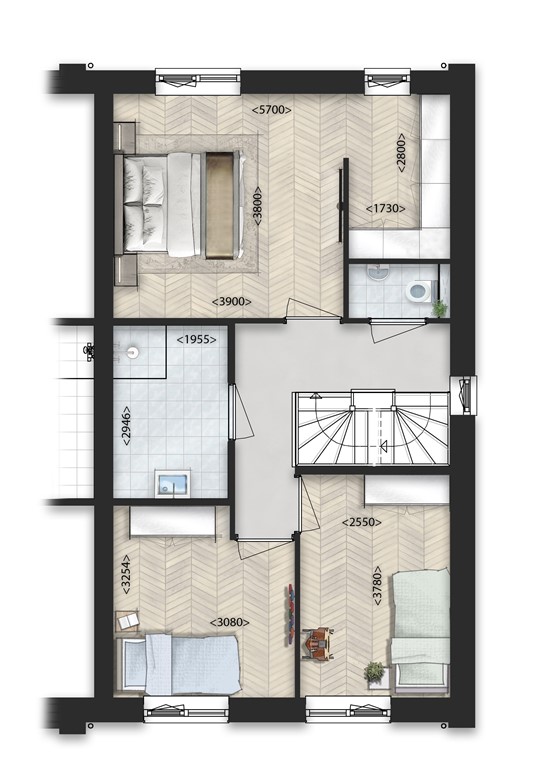 mediumsize floorplan
